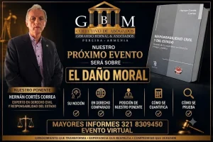 Nuestro Proximo Evento Virtual. Tasacion del daño moral, material , tasacion de perjuicios y analisis jurisprudencial terminando con derecho comparado.